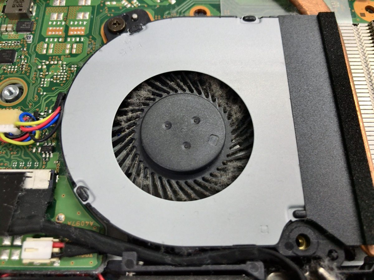 愛知県名古屋市 ノートパソコンのCPUファンエラー／東芝 Windows 7のイメージ