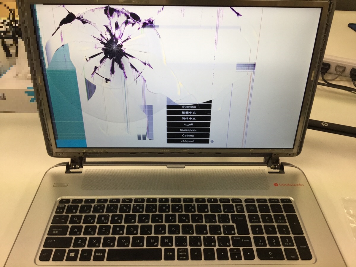 神奈川県厚木市 ノートパソコンの液晶関連トラブル／HP(ヒューレット・パッカード) Windows 8.1/8のイメージ