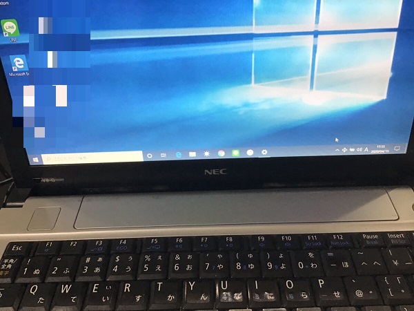 東京都江東区 ノートパソコンで機内モードが解除できない／NEC Windows 10のイメージ