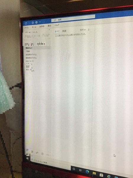埼玉県上尾市 デスクトップパソコンでメールの送受信ができない／NEC Windows 10のイメージ